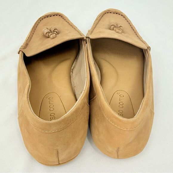 Corso Como BIRGITTA Light Brown Soft Leather Tassel Toe Driving Loafers - Picture 8 of 16